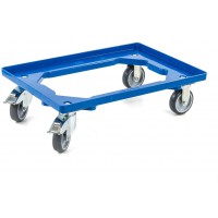 Lot de 2 : Transportroller ProfiPlus EuroRoll OB 600, blau