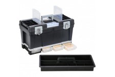 Mallette a  outils, 1 piece, noir/gris, 476320