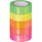 Ruban adhesif decoratif Arc-en-Ciel Fluo, Mat Noir