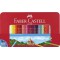 Faber-Castell 115894 - Crayons de couleur hexagonaux etui en metal pour 60 crayons