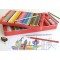 Faber-Castell 115894 - Crayons de couleur hexagonaux etui en metal pour 60 crayons