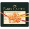 Faber-Castell - FABER-CASTELL Crayons de couleur POLYCHROMOS, etui en metal