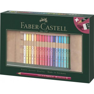 Crayon Coleur Polychromos, Boite-Rouleau de 34