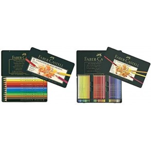 Faber-Castell Crayon de Couleur Polychromos, Boite Metal de 36 Multicolore