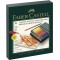 Faber-Castell 110038 Crayon Polychromos studio box de 36 pieces & 9000 582800 - Double taille-crayon, Vert