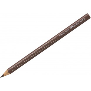 Faber-Castell 621824 Jumbo Grip Crayon de Couleur 3,8 mm Brun/Van Dick