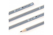 'Faber-Castell Crayon Jumbo Grip Argent, kcher