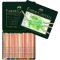 Faber-Castell 112124 Crayon PITT PASTEL boite metal de 24 pieces & 128224 Demi pastel carre tendre boite de 24