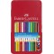 Faber-Castell 112413 Crayons de couleur Colour GRIP, boite metal de 12