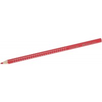 Faber-Castell- Crayon de Couleur Jumbo Grip, 3,8mm, Rouge/Geranium Clair, 621776, 1 Unite (Lot de 1)