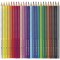 Faber-Castell 112423 Colour GRIP Crayon de couleur Colour, boite metal de 24