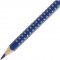 Faber Castell- Crayon de Couleur-Colour Grip, 112451, Bleu Helio Rougeatre