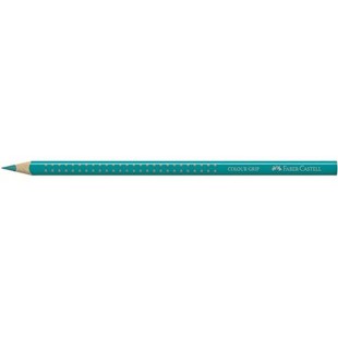 Faber Castell- Crayon de Couleur-Colour Grip, 112456, Vert/Cobalt