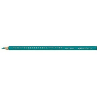 Faber Castell- Crayon de Couleur-Colour Grip, 112456, Vert/Cobalt