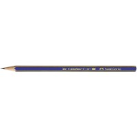 Crayon graphite unique de l'artiste Faber-Castell Goldfaber 6B