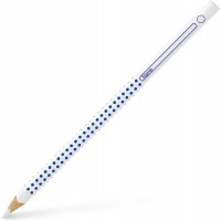Faber-Castell GRIP Blanc 1piece(s) crayon de couleur - Crayons de couleur (1 piece(s), Fixe, Blanc, Blanc, Rond)