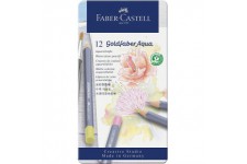 Faber-Castell Goldfaber FC114622 Aqua Boite de 12 couleurs pastel