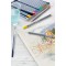 Aqua Crayons d'aquarelle Boite metal de 24 pieces dans une boite metallique