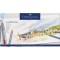 Goldfaber Aqua Crayons d'aquarelle - Set de 36 pieces dans une boite metallique