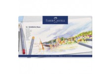 Goldfaber Aqua Crayons d'aquarelle - Set de 36 pieces dans une boite metallique