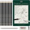Faber-Castell Boite de 11 crayons graphite mat