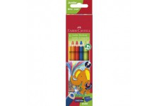 Faber-Castell Crayons de Couleur Triangulaire Jumbo, etui 6
