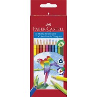 Faber-Castell 116512 Crayons de couleur triangulaire, etui de 12