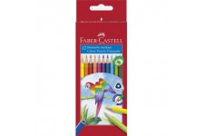 Faber-Castell 116512 Crayons de couleur triangulaire, etui de 12