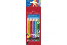 Faber-Castell 116613 Crayons Colour GRIP gommables etui de 10