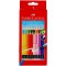 Faber-Castell 116625 - Crayons de couleur effacables, etui en carton de 24