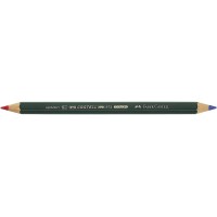 FABER-CASTELL Crayons bicolore CASTELL COLOR 873 Rouge et Bleu