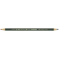 FABER-CASTELL Crayons copie CASTELL DOCUMENT Indelebile Bicolore Bleu/rouge