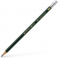 Faber-Castell 510499 Crayon Graphite 9000 Bout Gomme B