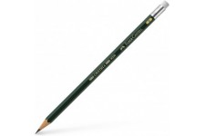 Faber-Castell 510499 Crayon Graphite 9000 Bout Gomme B