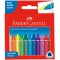 Faber-Castell 621672 Lot de 12 Craies de Cire Triangulaire