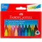 Faber-Castell 120024 Triangulaire Crayons de Cire Craie 24 etui en Carton