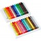 Faber-Castell 120024 Triangulaire Crayons de Cire Craie 24 etui en Carton