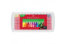 Faber-Castell craies triangulaires a la Cire Jumbo, etui 24
