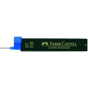 Faber Castell Lot de 12 mines de crayon 0,7 HB