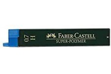 FABER-CASTELL Etuis de 12 Mines Super Polymere 9067 S-H 0,7 H