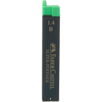 Faber-Castell 511224 Lot de 6 Mines Super Polymere 1 4 mm B