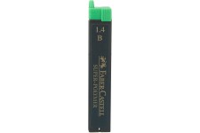 Faber-Castell 511224 Lot de 6 Mines Super Polymere 1 4 mm B