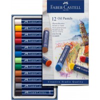 Faber-Castell Creative Studio Pastel pastel 12 couleurs assorties dans un etui en carton
