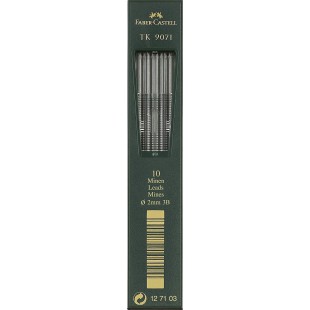 Faber-Castell 127103 Mines TK 9071 3B 2mm 10x