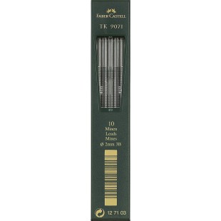 Faber-Castell 127103 Mines TK 9071 3B 2mm 10x