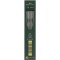 Faber-Castell 127114 Lot de 10 TK 9071 mines, noir fonce, durete: 4H