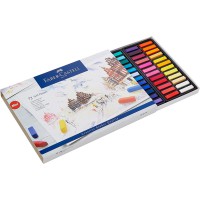 Faber-Castell 128272 Demi pastel carre tendre boite de 72