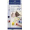 Faber-Castell 621643 Lot de 12 Pastels Carres Tendres