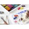 Faber-Castell 621643 Lot de 12 Pastels Carres Tendres