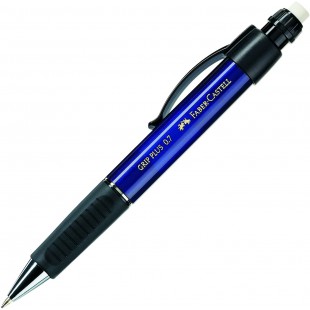 Faber-Castell 130732 Porte-mine GRIP PLUS 0,7 mm (Bleu metallise)